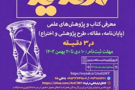 دومین دوره مسابقات ملی ارائه سه دقیقه‌ای «سدید»‌ در استان اردبیل برگزار می‌شود