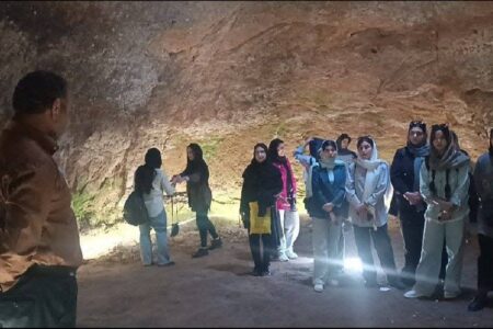 بازدید جمعی از دانشجویان از روستای تاریخی کنزق