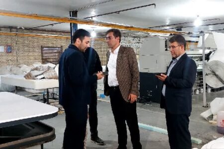 بازدید میدانی مدیر کل صمت استان اردبیل از واحدهای تولیدی