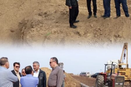 بازدید مدیرعامل شرکت گاز استان اردبیل از پروژه احداث خط انتقال ۱۶ اینچ فاز چهار