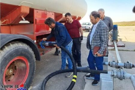 مرکز سوخت رسانی هواپیمایی شهرستان پارس آباد مغان در مراحل پایانی تکمیل