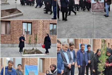 پویش درختکاری مقاوت واقتدار در استان اردبیل