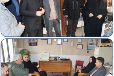 دلجویی معاون پیشگیری از وقوع جرم دادگستری استان اردبیل از سالمندان