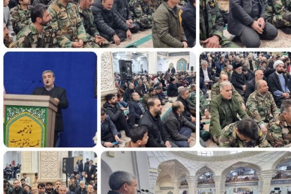 سخنرانی مدیرکل منابع طبیعی و آبخیزداری استان اردبیل پیش از خطبههای نماز جمعه در گرامیداشت هفته منابع طبیعی