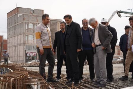 شتاب دوباره در عمران شهری اردبیل؛ عرشه نخست تقاطع شهید ذاکر تکمیل شد