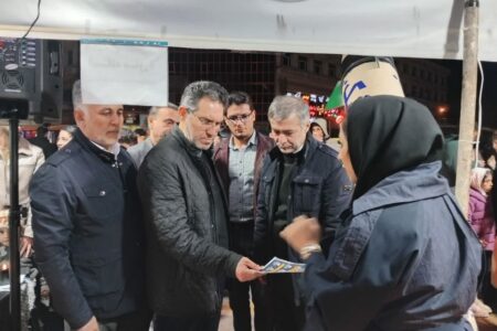 بازدید فرماندار اردبیل از موکب‌های خدمات رسانی در اردبیل