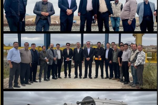 بازدید مدیرعامل شرکت گاز استان اردبیل از روند اجرای ایستگاه گاز CGS سوم اردبیل